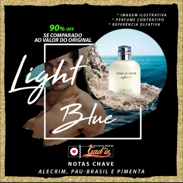 Perfume Similar Gadis 98 Inspirado em Light Blue Pour Homme Contratipo